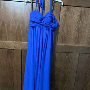 Women’s blue formal dress